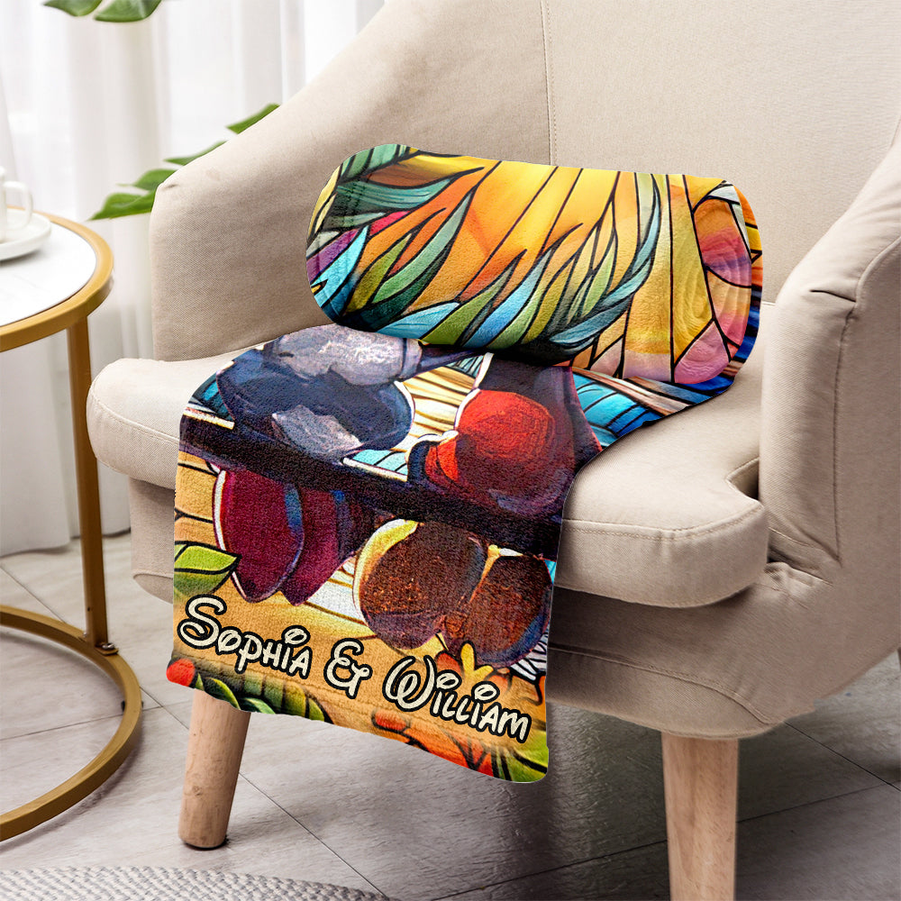 Romantic Sunset - Personalized Mouse Blanket