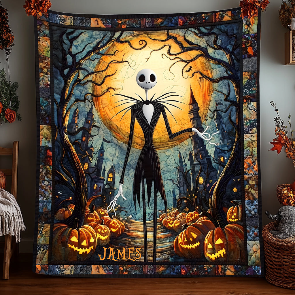 The Pumpkin King - Personalized Nightmare Quilt