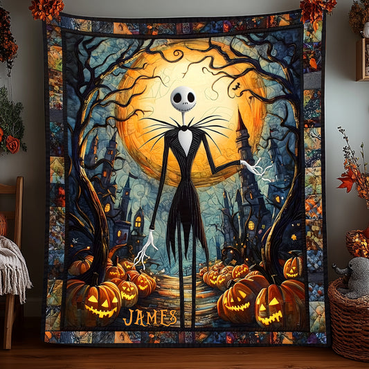 The Pumpkin King - Personalized Nightmare Quilt