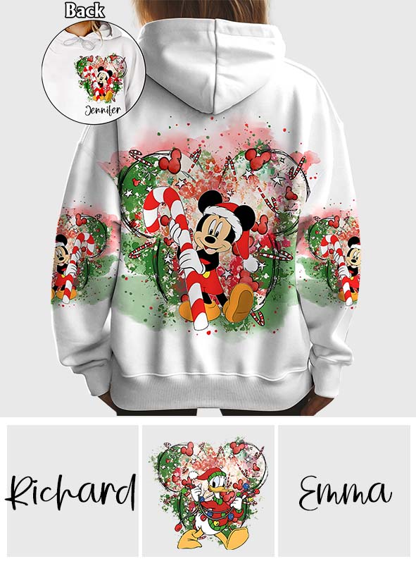 Merry Christmas - Personalized Mouse All Over Shirt