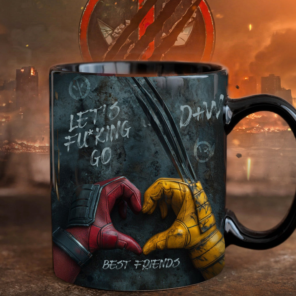 Let's Fu*cking Go - Personalized The Psychopath Mug