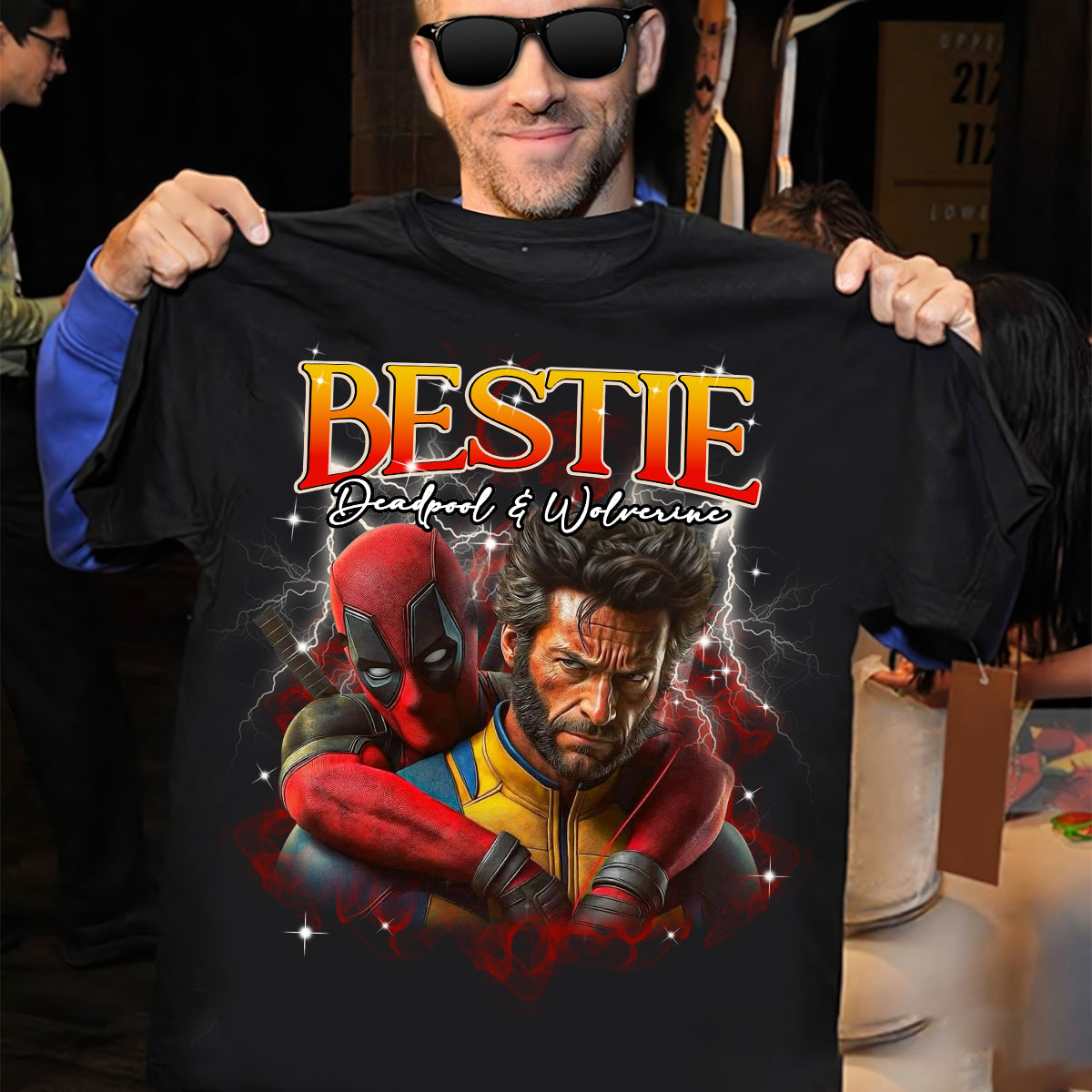 Bestie Forever 90s Vintage Bootleg Tee - Personalized The Psychopath T-shirt And Hoodie