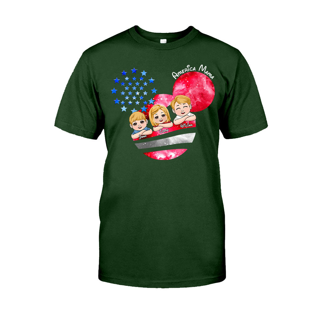 Magical America Mama - Personalized Mother T-shirt And Hoodie