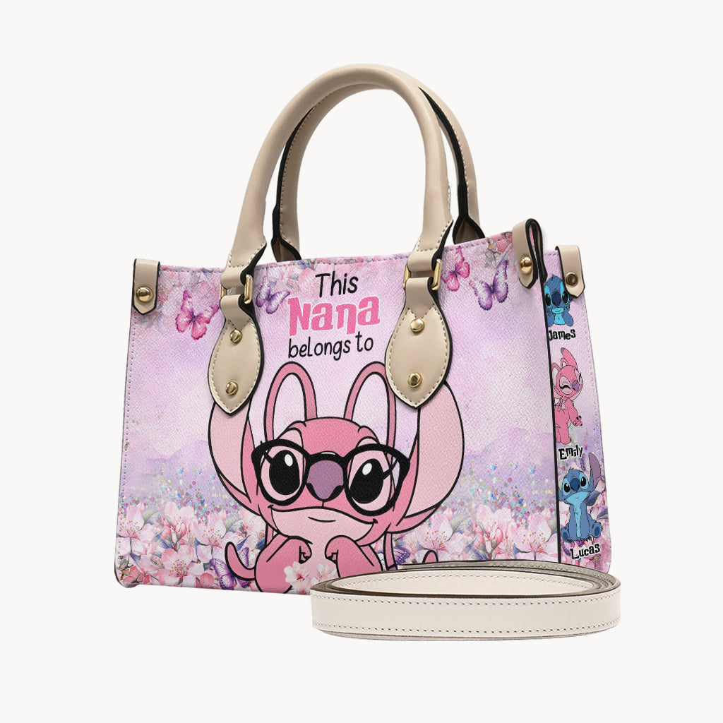 Ohana Forever Family Kids - Personalized Ohana Leather Handbag
