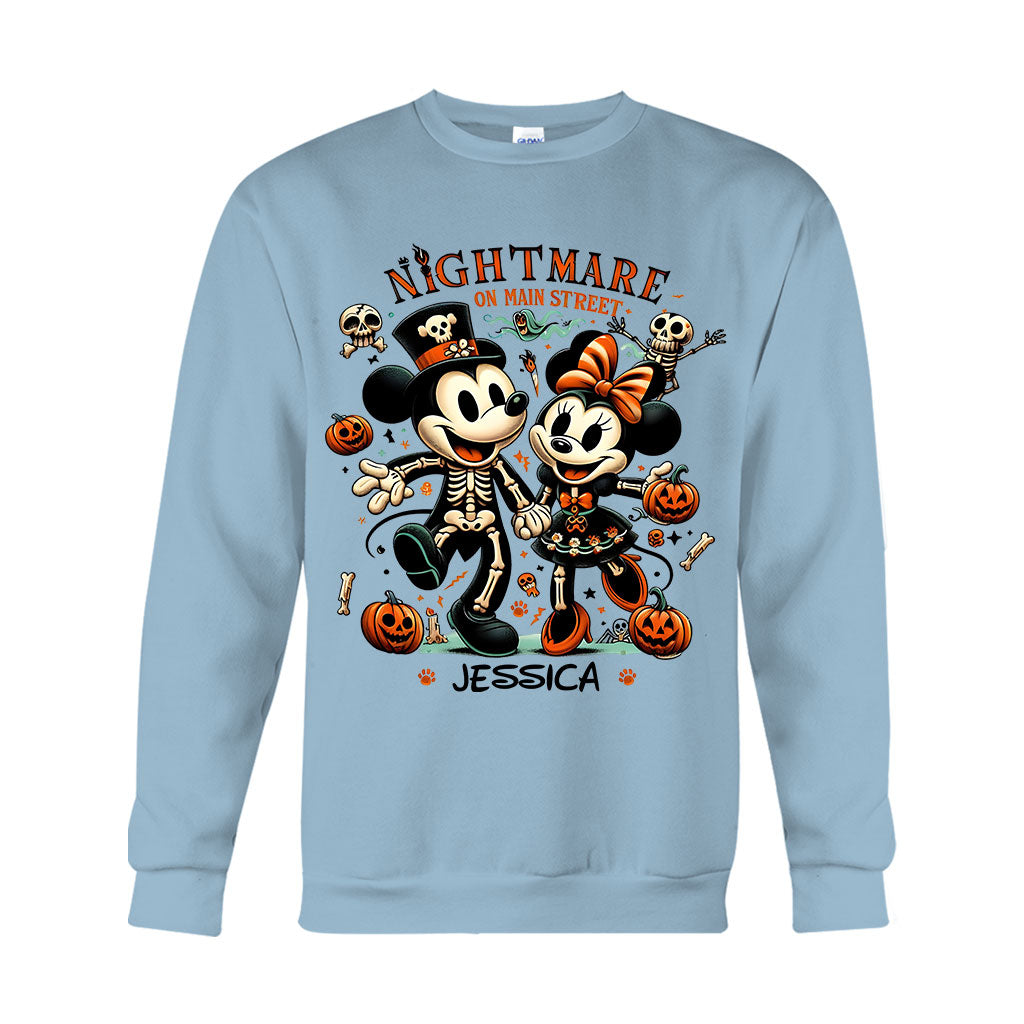 Nightmare On Main Street - Personalized Mouse T-shirt And Hoodie