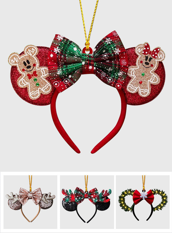 Beautiful Mouse Ears - Personalized Mouse Ornament