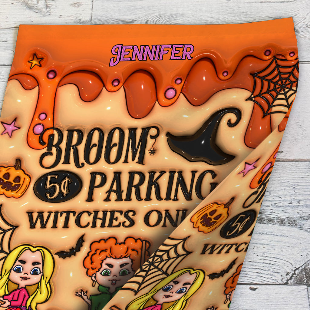 Broom Parking Witches Only - Personalized Three Witches Garden Flag