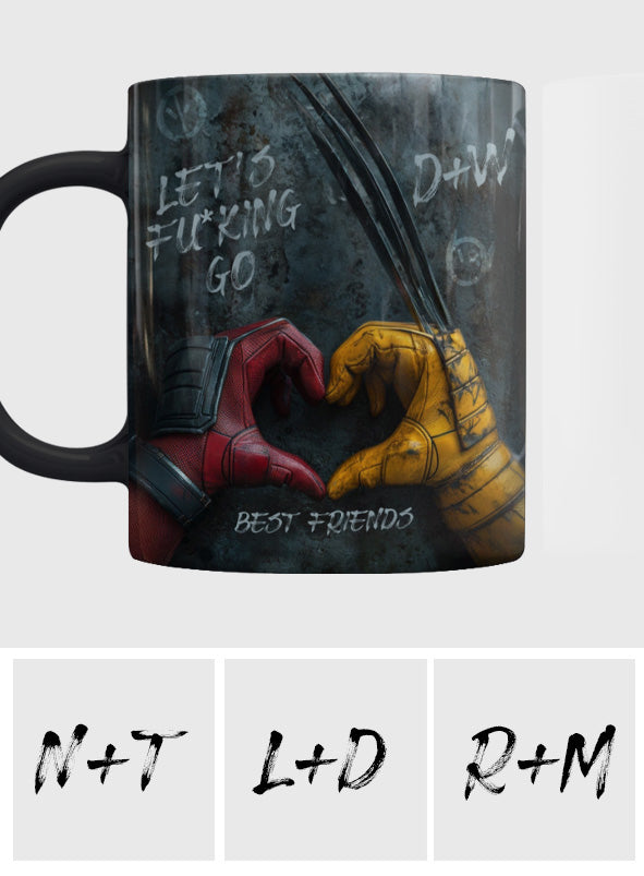 Let's Fu*cking Go - Personalized The Psychopath Mug