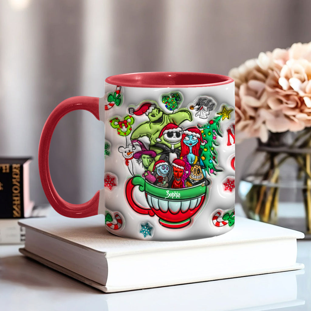 Merry Grinchmas - Personalized Nightmare Accent Mug