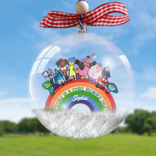 Today Is A Core Memory Day - Personalized Snow Globe Ornament