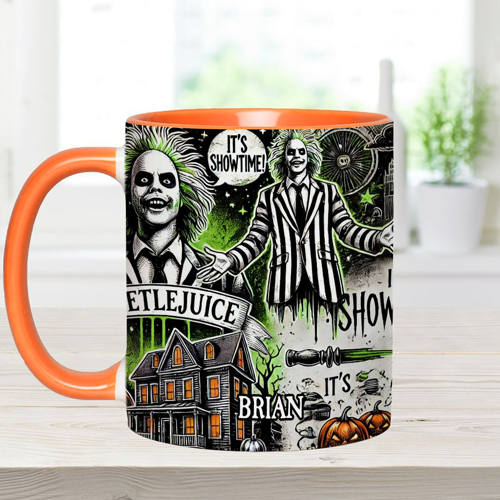 It's Show Time - Personalized Accent Mug