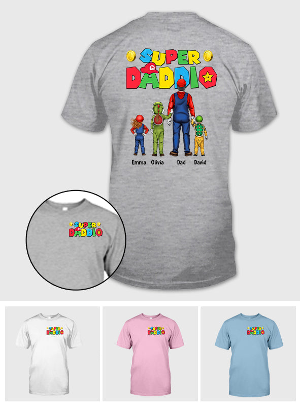 Super Daddio - Personalized Super Plumber T-shirt And Hoodie