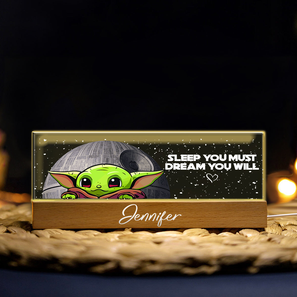 Sleep You Must - Personalized The Force Custom LED Night Light