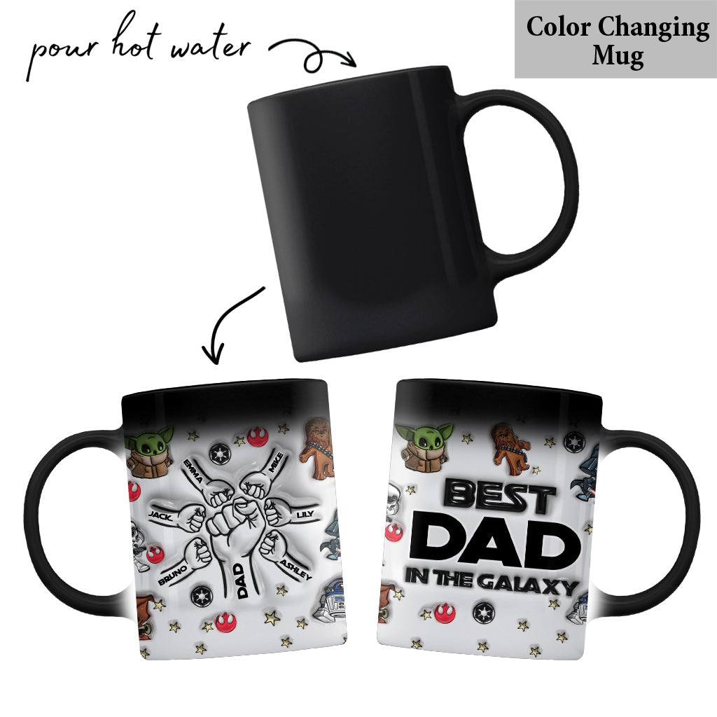 Best Dad Mom In The Galaxy - Personalized The Force Mug