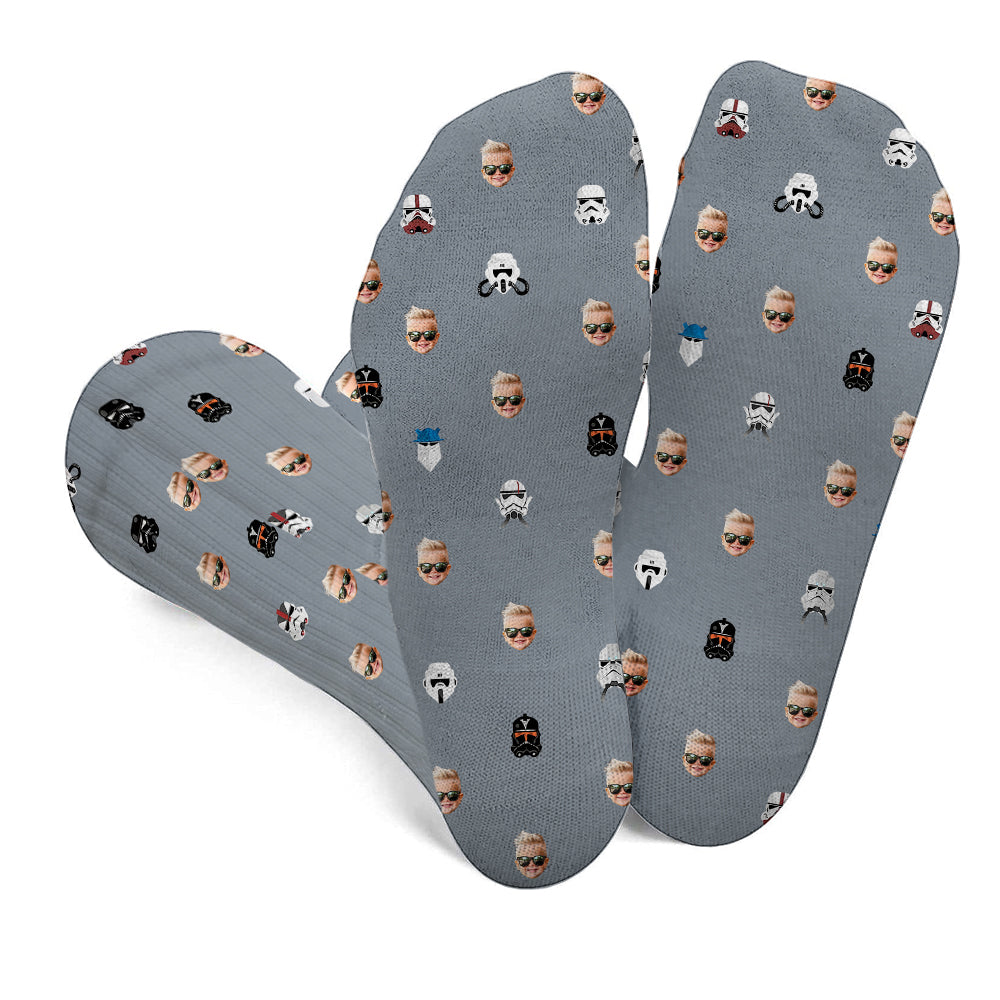 I Am Thier Dad - Personalized The Force Socks