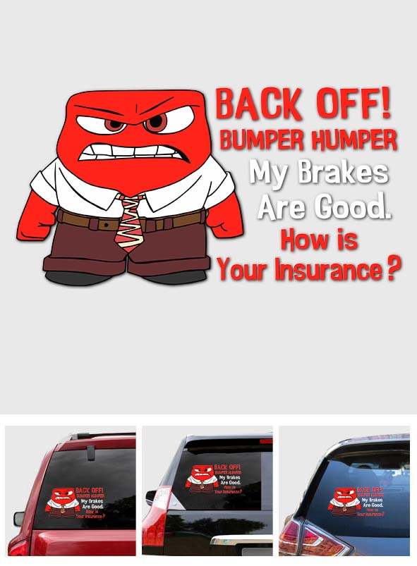 Back Off Bumper Humper - Decal Full