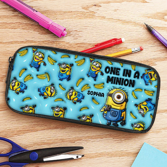 One In A Minion - Personalized Pencil Case
