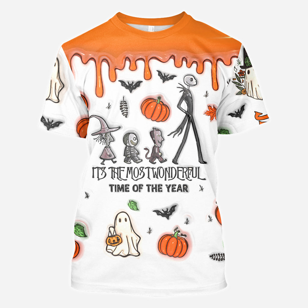 It's The Most Wonderful Time Pumpkin King - Personalized Nightmare All Over Shirt