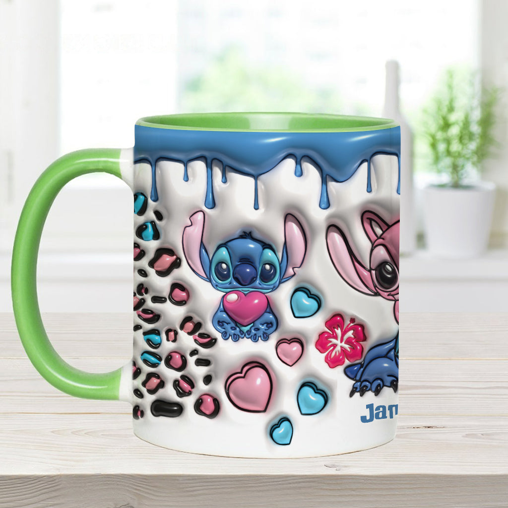 Ohana Love - Personalized Ohana Accent Mug