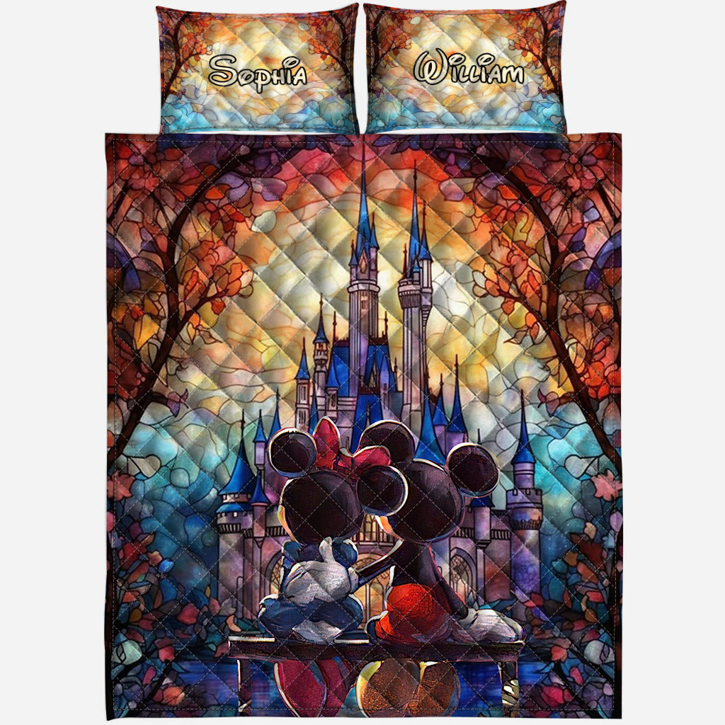 You & Me We Got This - Personalized Mouse Quilt Set