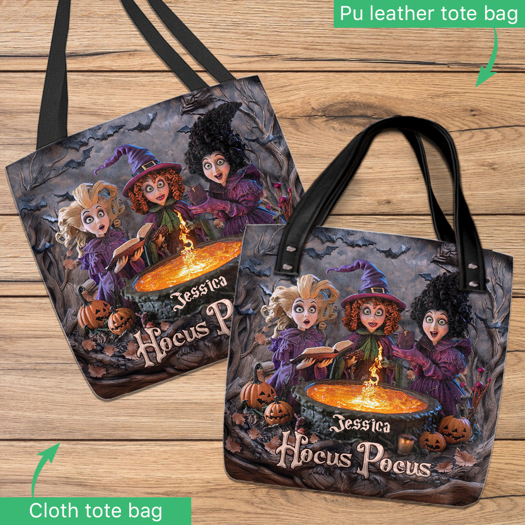 The Sanderson Sisters - Personalized Three Witches Tote Bag