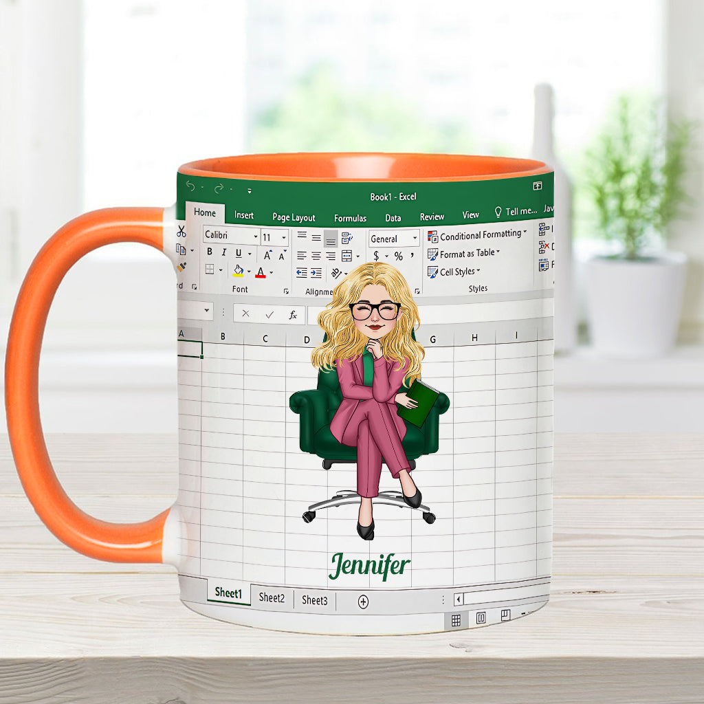 Freak In The Sheet - Personalized Colleague Accent Mug