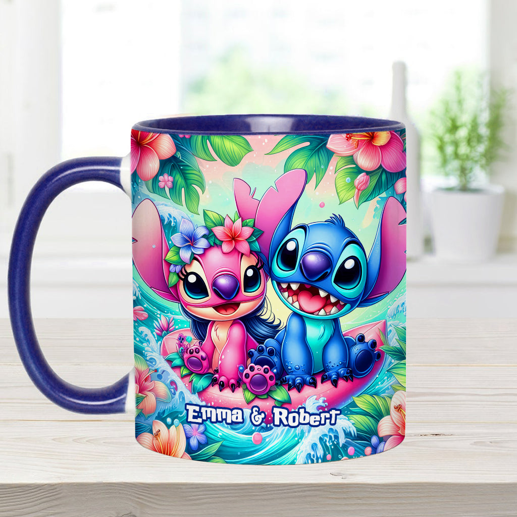 Lovely Couple - Personalized Ohana Accent Mug