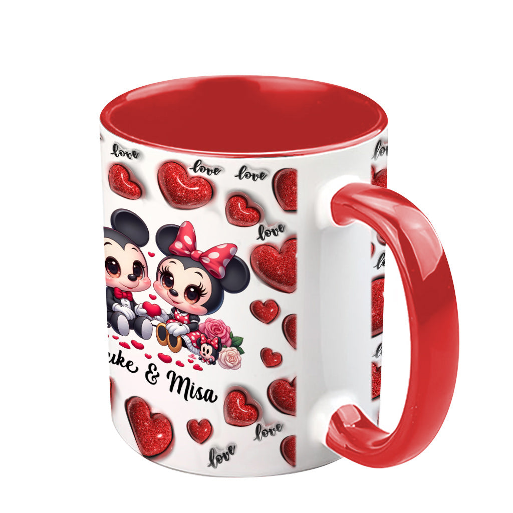 Couple Old School Chola - Personalized Mouse Accent Mug