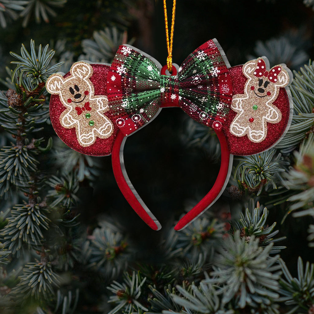 Beautiful Mouse Ears - Personalized Mouse Ornament