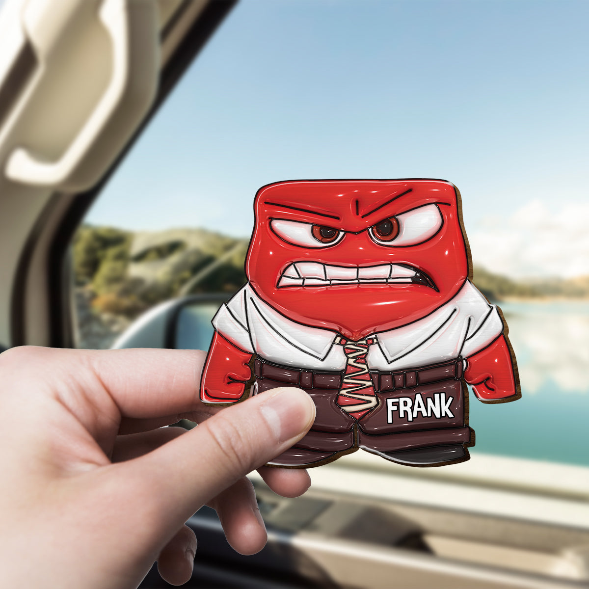 Every Emotion Is Valid - Personalized Shaped Car Visor Clip