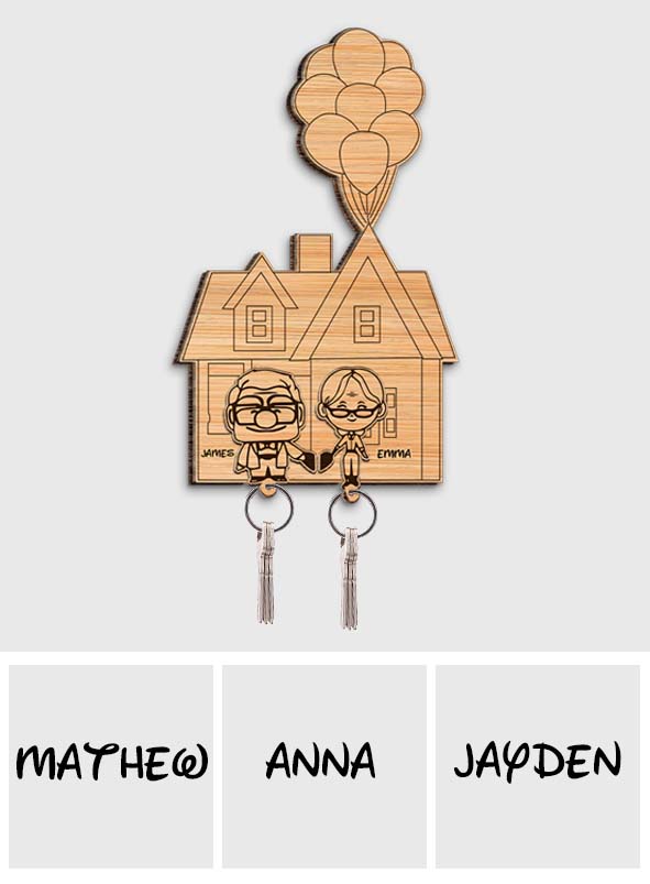 You And Me We Got This - Personalized Mouse Key Holder