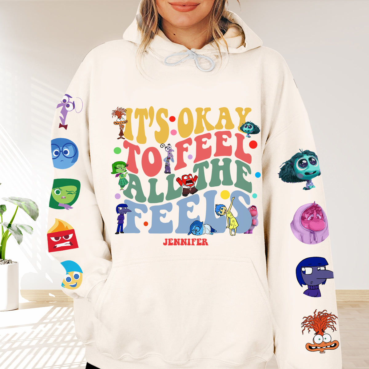 It's Ok To Feel All The Feels - Personalized Mouse All Over Shirt