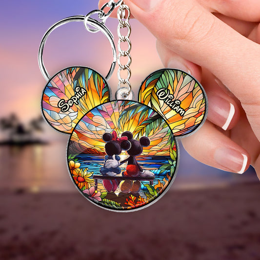 You And Me We Got This - Personalized Mouse Transparent Keychain