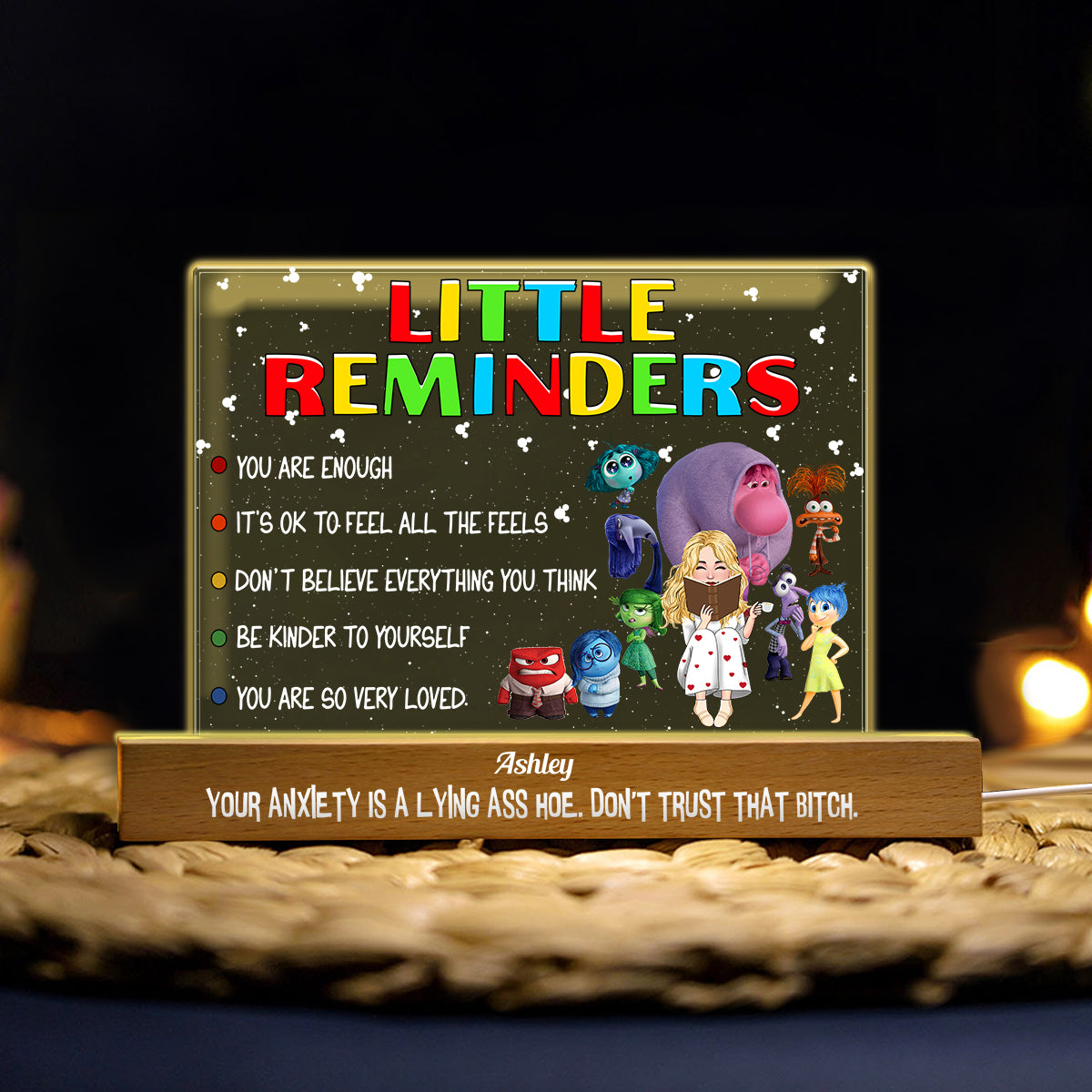Little Reminders - Personalized Shaped Led Night Light