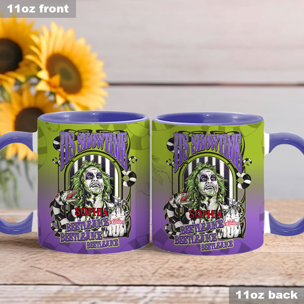 Never Trust The Living - Personalized Accent Mug