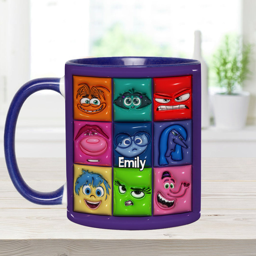 It's Okay To Feel All The Feels - Personalized Accent Mug