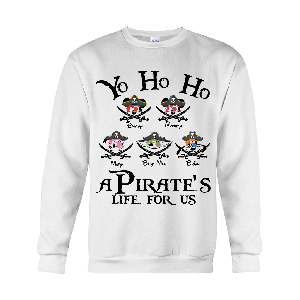 Yo Ho Ho Pirates Life For Us Family - Personalized Cruising T-shirt And Hoodie