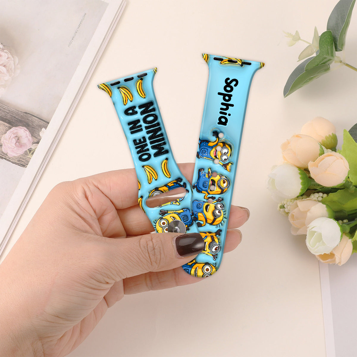 One In A Minion - Personalized Apple Watch Band