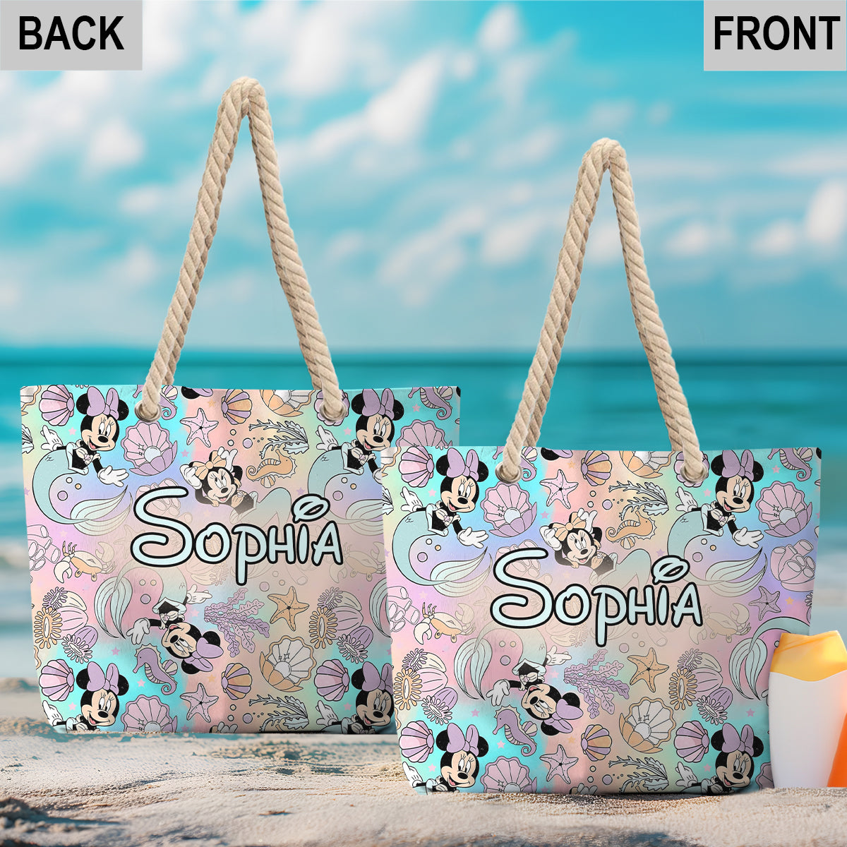 Summer Magical - Personalized Mouse Beach Bag