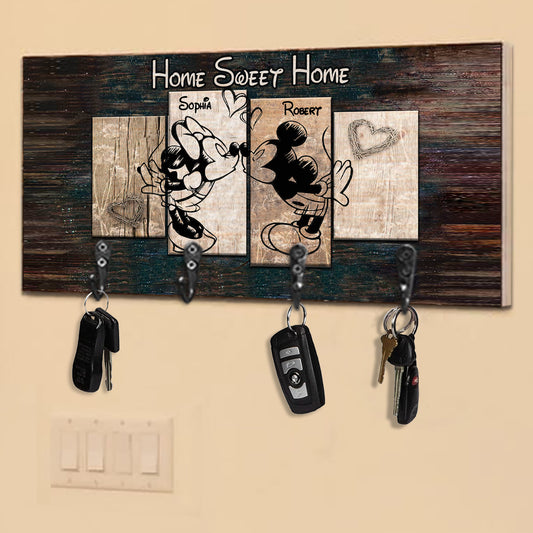 Home Sweet Home I'm Yours - Personalized Mouse Key Rack