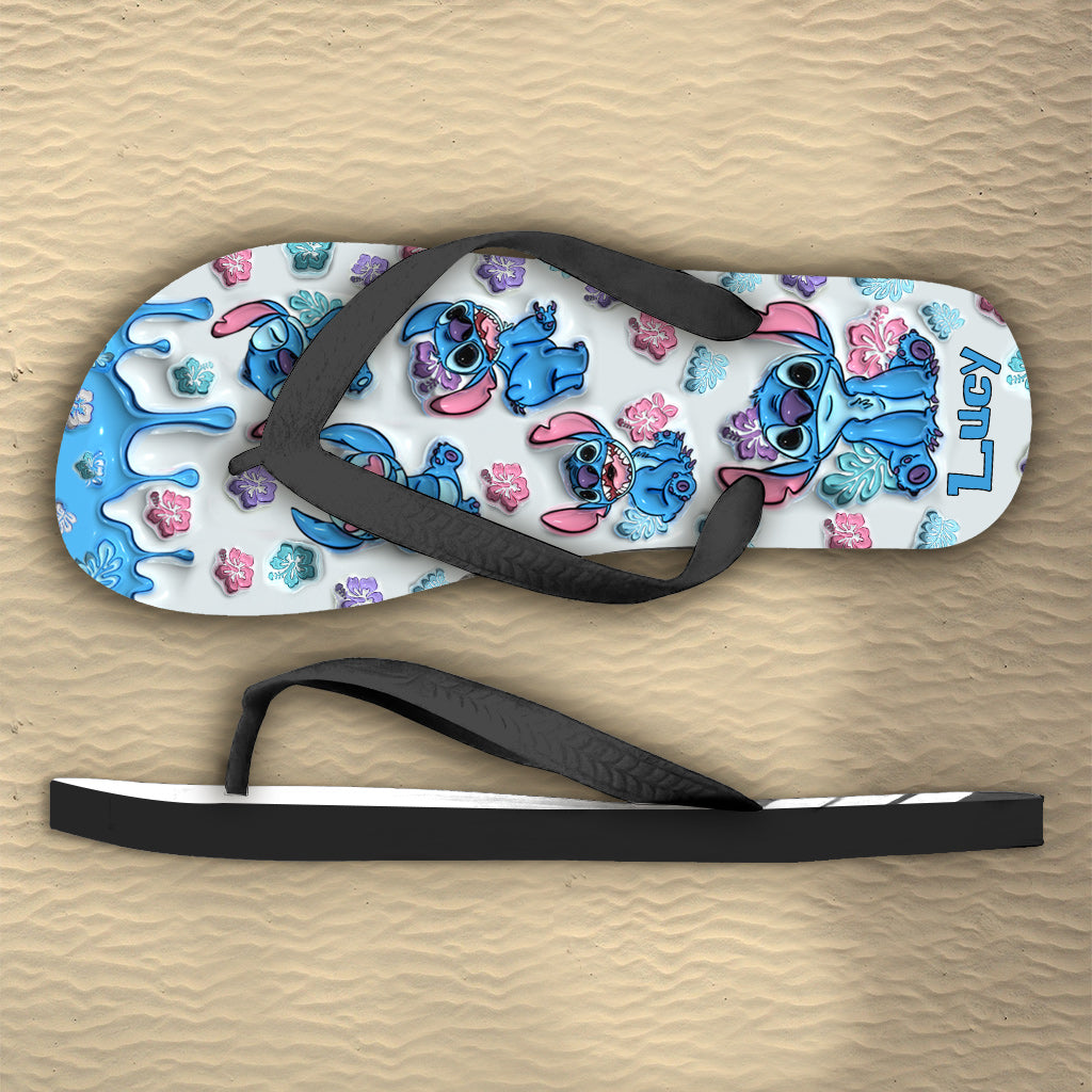 Ohana Means Family - Personalized Ohana Flip Flops