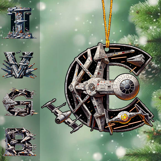 The Force Letter - Personalized The Force Ornament