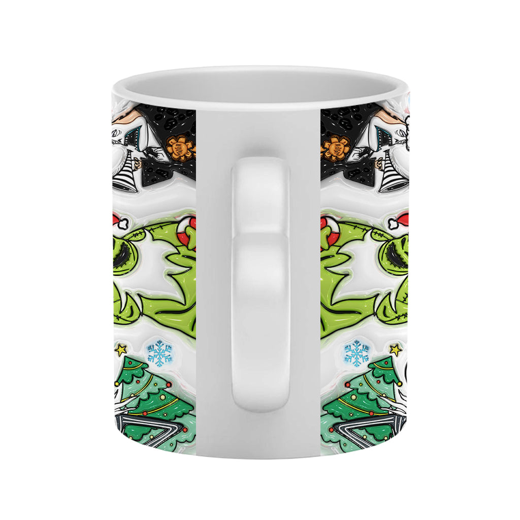 The Nightmare Before Christmas - Personalized Nightmare Heart Handle Mug