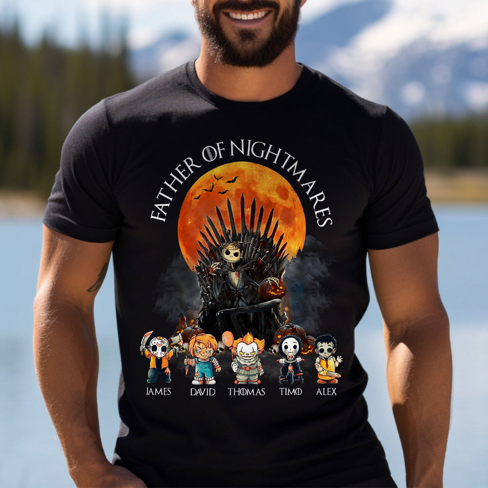 Father Of Nightmares - Personalized Father T-shirt And Hoodie