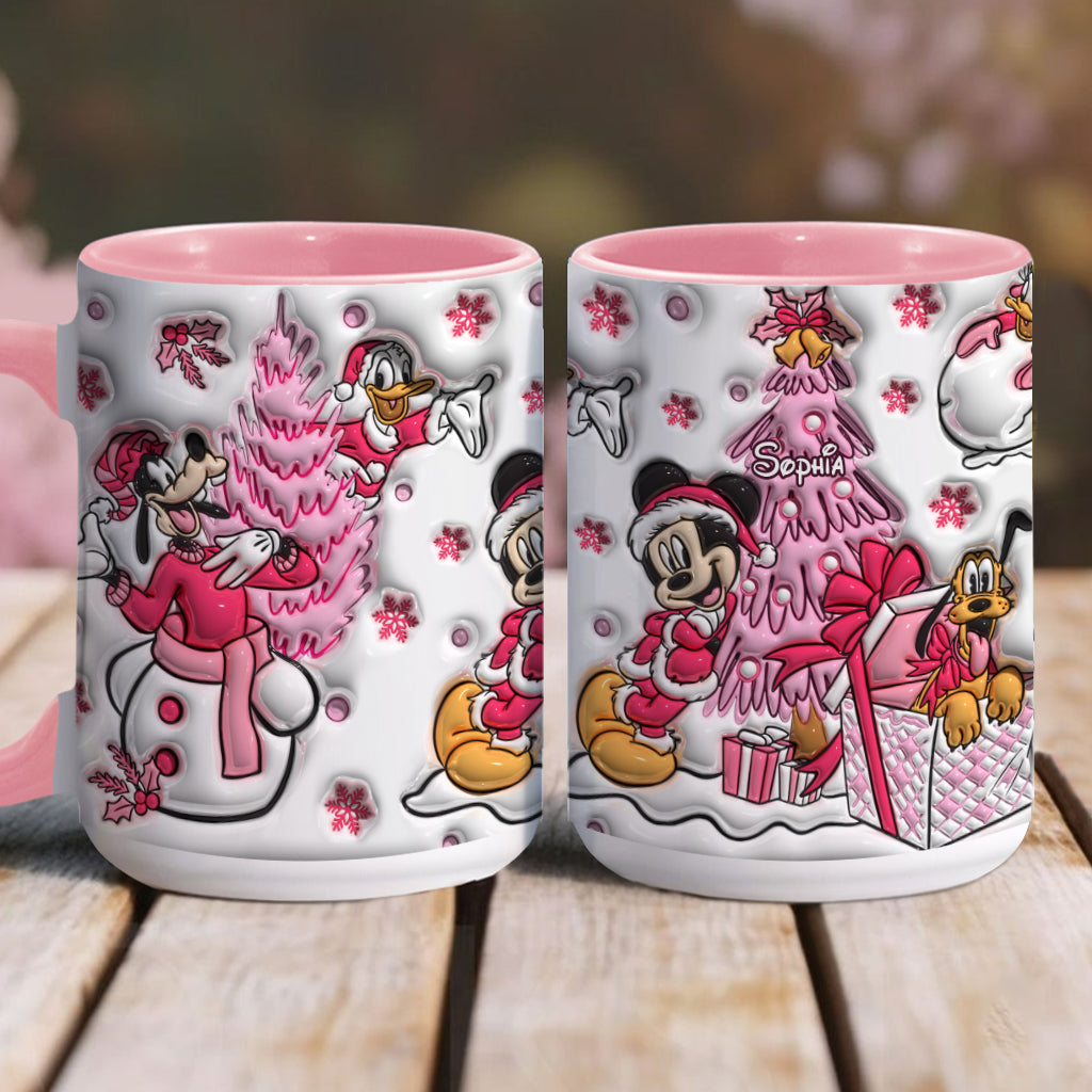 Let It Snow - Personalized Mouse Accent Mug