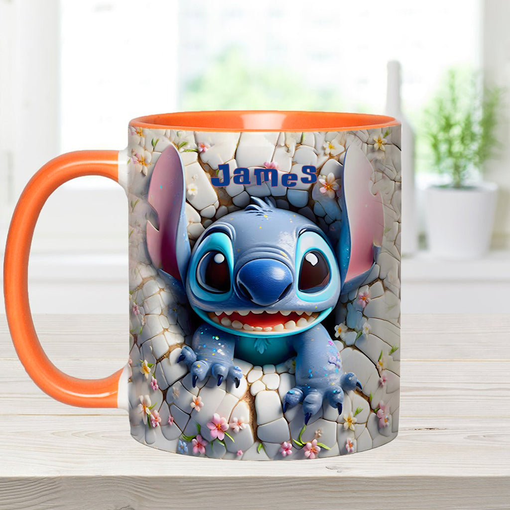 Merry Stitchmas - Personalized Ohana Accent Mug