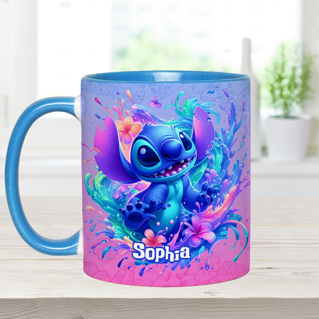 Ohana Means Family - Personalized Ohana Accent Mug