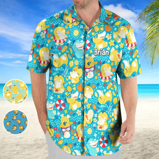 Duck Duck Goose - Personalized Monster Trainer Hawaiian Shirt