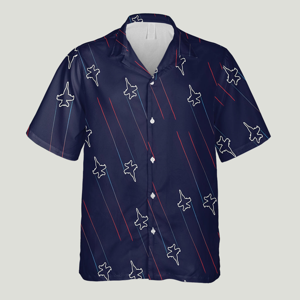 Best Dad In The Universe - Personalized Top Gun Hawaiian Shirt
