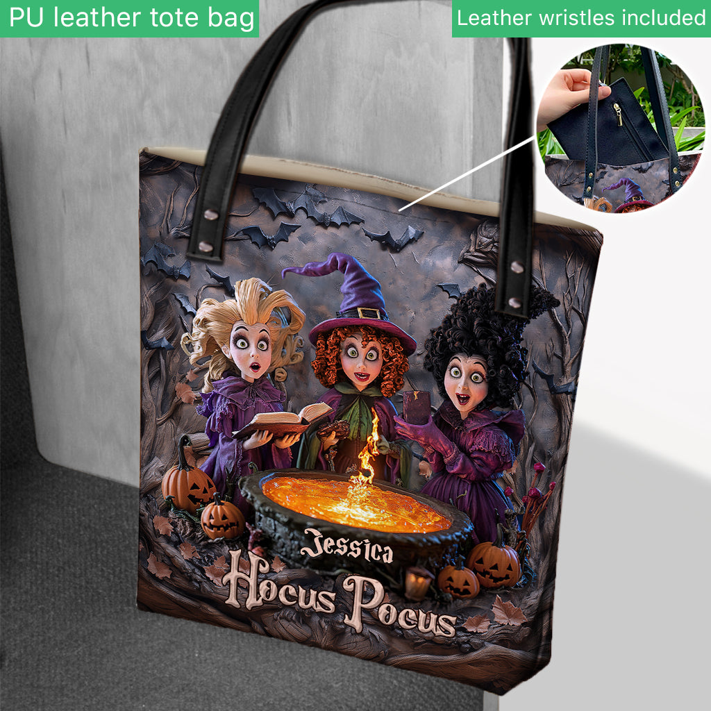 The Sanderson Sisters - Personalized Three Witches Tote Bag